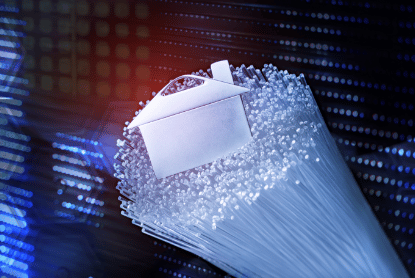 Fiber to the home (FTTH) – Glasfasertechnologie für schnelleres und besseres Internet.