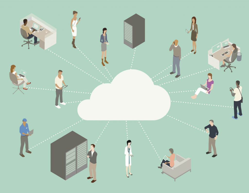 Verlagerung der Serverschränke in die Cloud