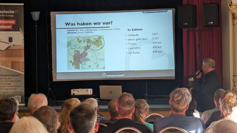 Breitbandausbau Gemeinde Jahnatal - Informationsveranstaltung